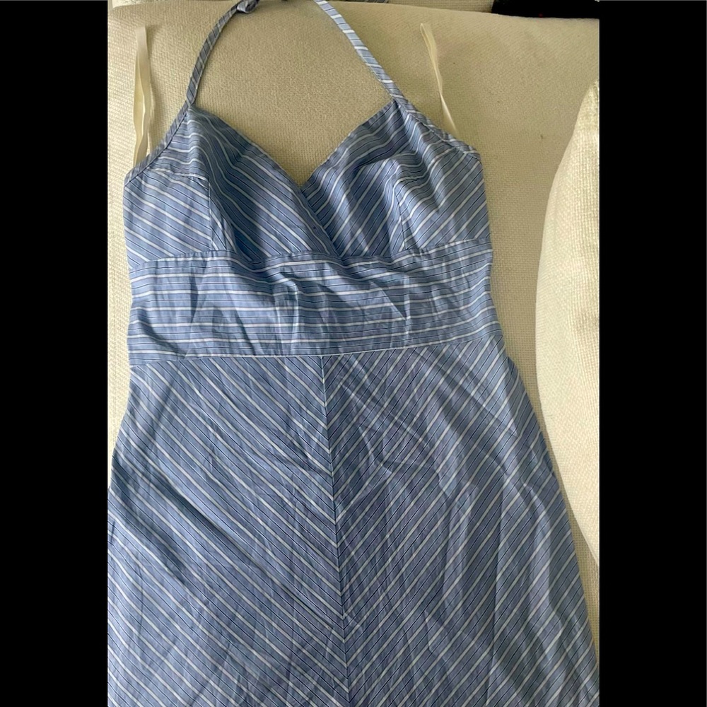 Tommy hilfigre size 2 halter neck striped dress